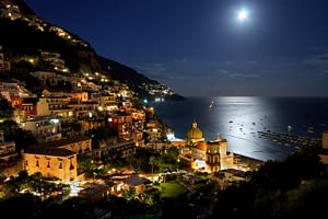 Positano, Amalfi Coast, by night