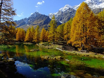 Aosta Valley Italy, Lago Bleu