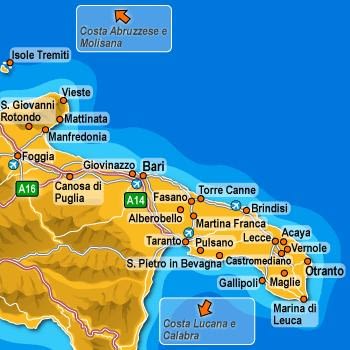 Puglia map