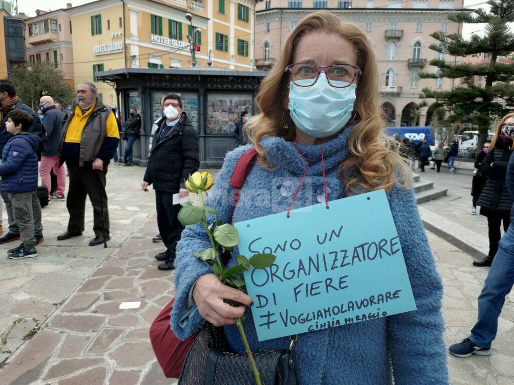 Sanremo 2021 Festival Anti-Lockdown Protest