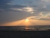 Italian sea sunset