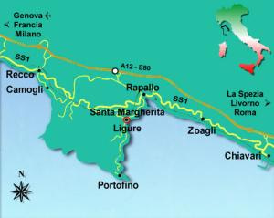 Portofino Promontory map