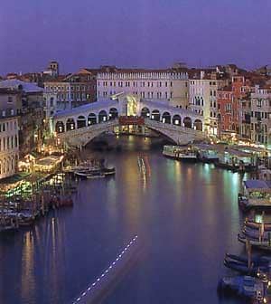 Venice - Rialto Bridge on Grand Canal