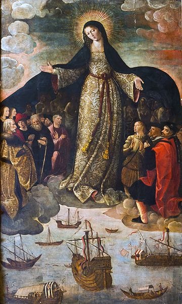 Alejo Fernandez. The Virgin of the Navigators