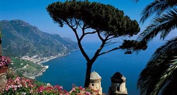 View of Amalfi Coast from Ravello