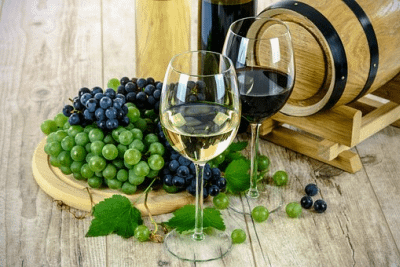 Wine is fermented but not distilled