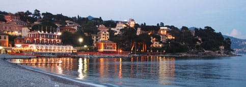 Santa Margherita Ligure on a summer night