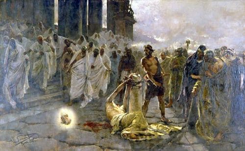 The Beheading of Saint Paul by Enrique Simonet, 1887
