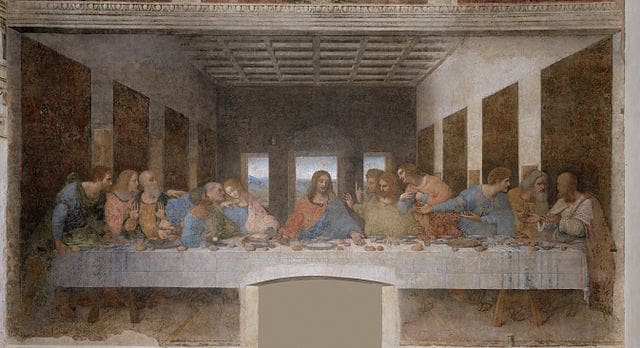 Milan - Leonardo da Vinci's The Last Supper fresco in Santa Maria delle Grazie Refectory
