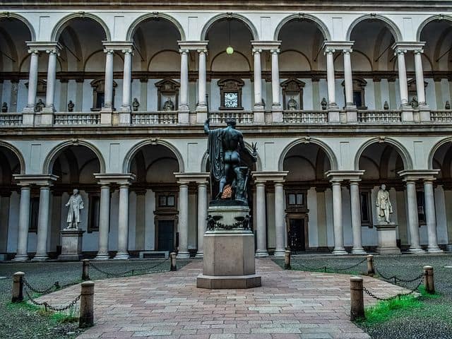 Milan - Pinacoteca di Brera, one of the world's greatest art galleries