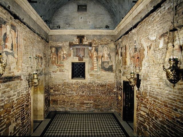Holy House Three Walls inside Loreto Basilica