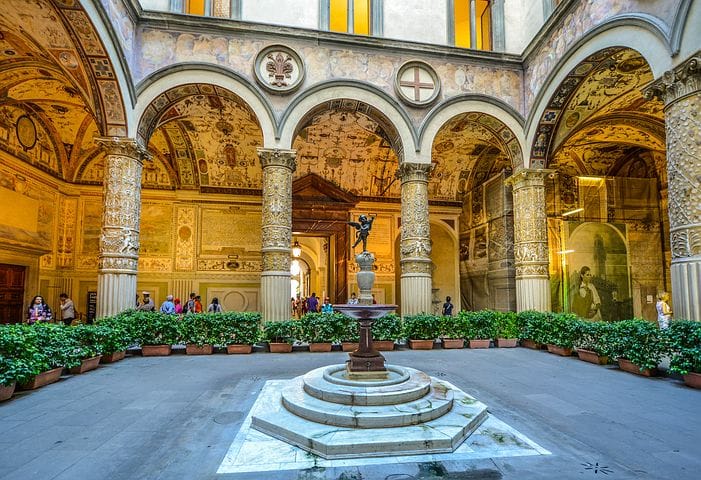 Florence - Michelozzo's Courtyard, Cortile di Michelozzo, in Palazzo Vecchio