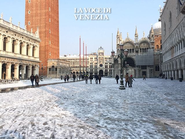Snow in Venice
