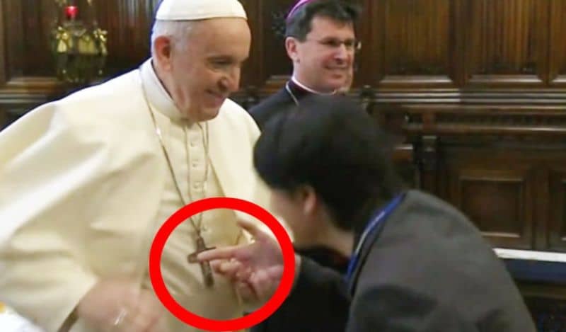 Pope Francis Refuses Papal Ring Kiss
