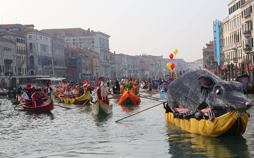 Venice Carnival Festa Veneziana on the Water