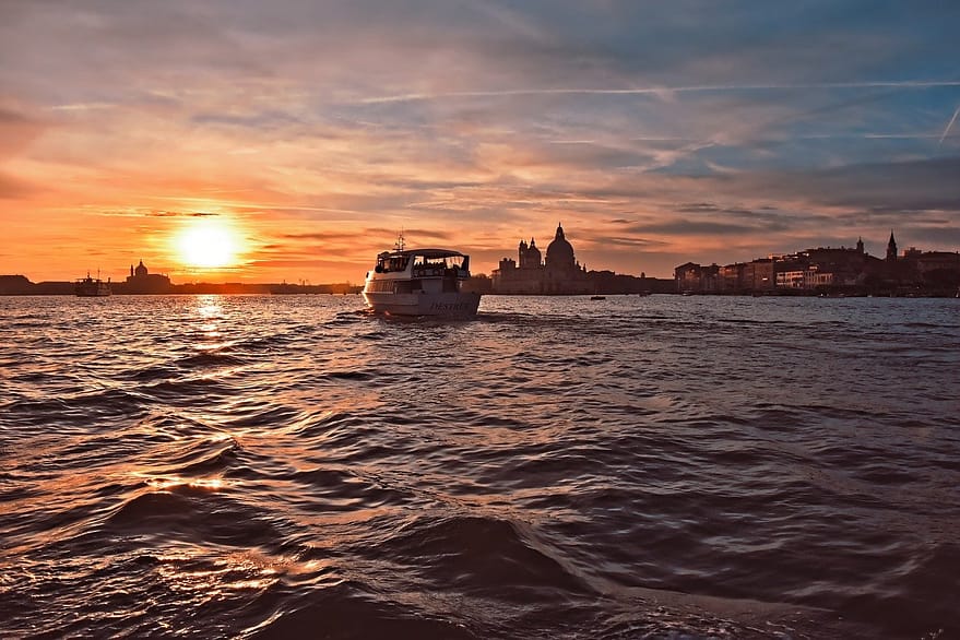 Venetian Lagoon Sunset