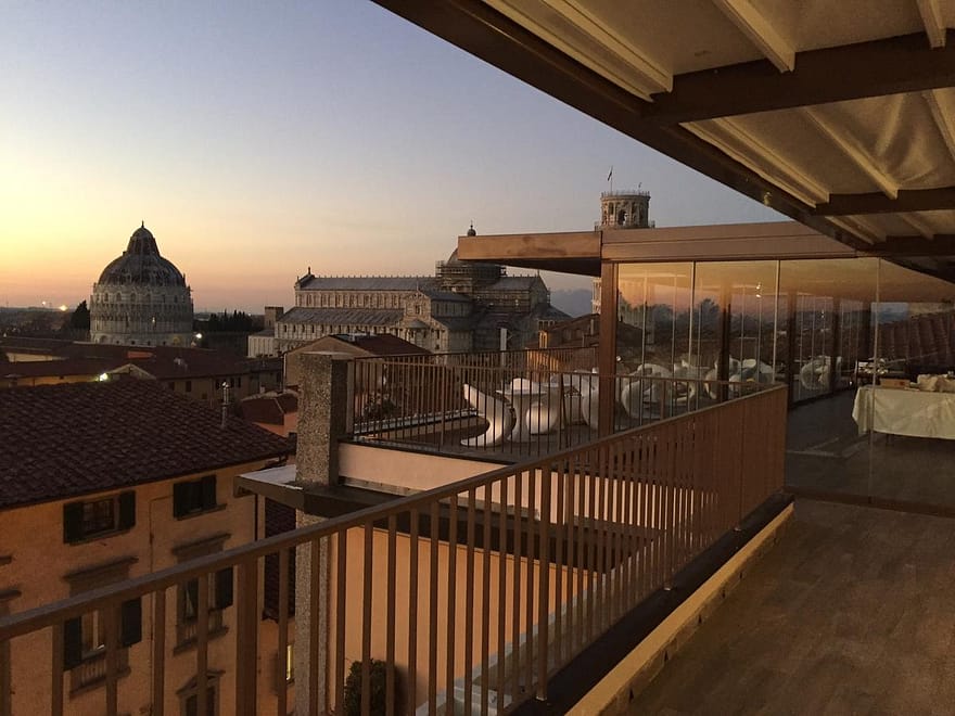 Pisa - Grand Hotel Duomo, roof terrace